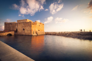 Late afternoon view of the Paphos Castle (Paphos, Cyprus)